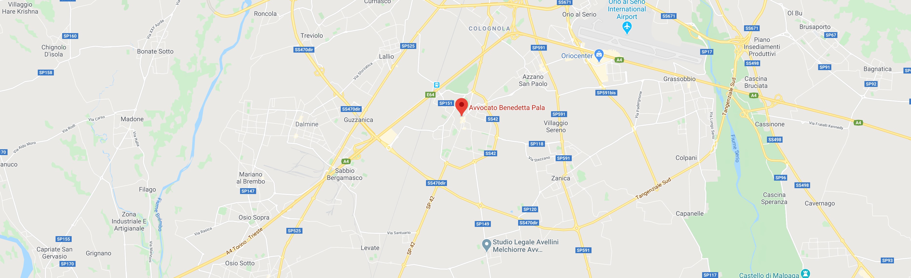 Mappa Avvocato Benedetta Pale